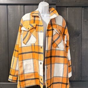 HFX flannel Plaid Jacket medium